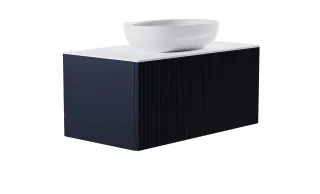 Тумба с раковиной Astra-Form М-40 4631177713309 100 см серый матовый